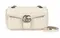 Сумка на плечо Gucci GG Marmont маленького размера белый