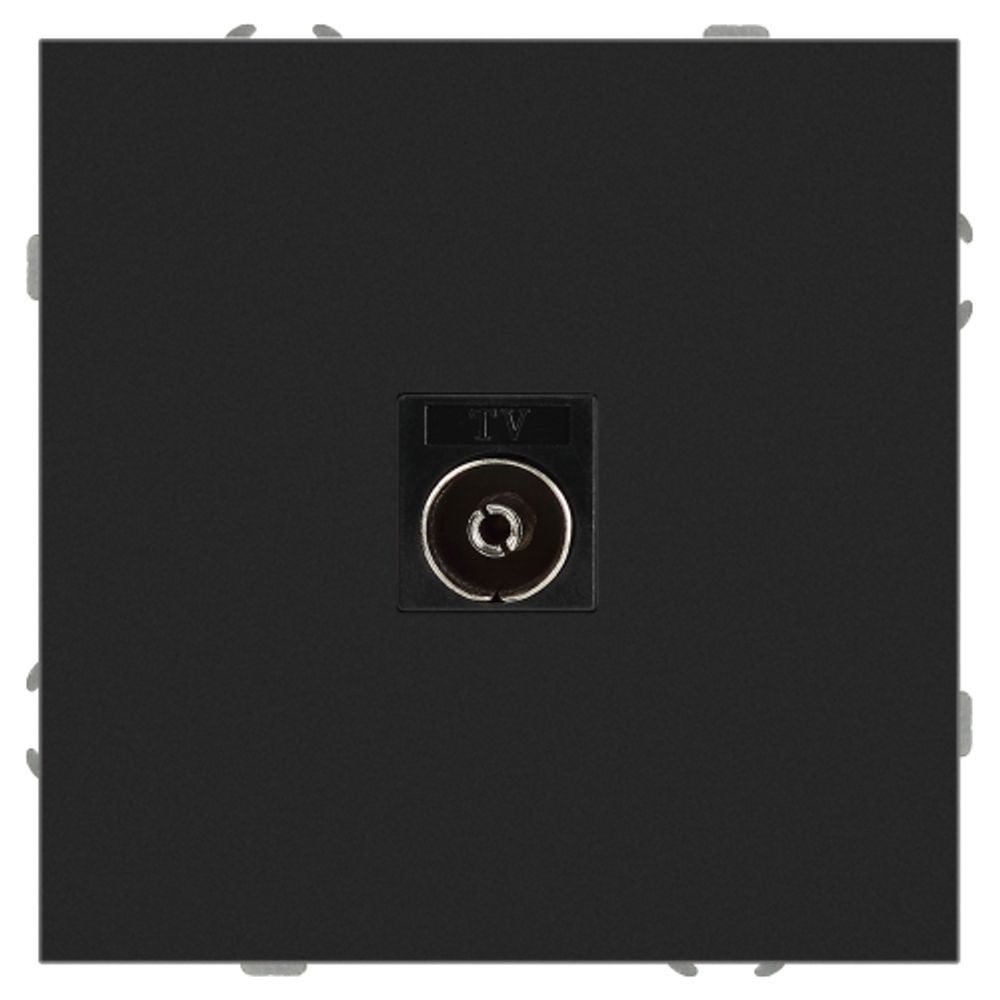 Розетка ЭРА Galaxy 15-3101-05 TV одиночная IP20 антрацит | Эра Galaxy