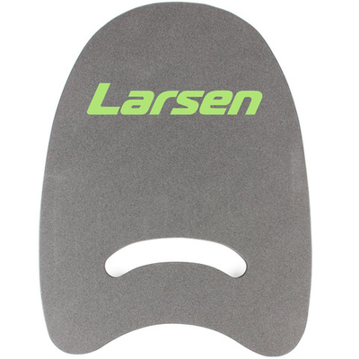 Доска для плавания AquaFitness Larsen YP-07 (цельный материал) графит/лайм