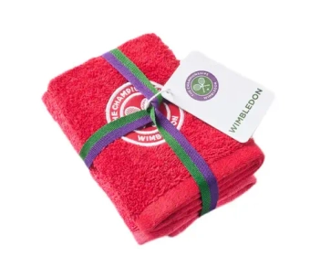 Полотенце теннисное Wimbledon Face 2P - strawberry/pink