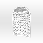 Карманный мастурбатор CLICK BALL (Цвет: прозрачный)