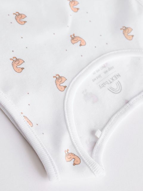 Боди без рукавов для малышей Next K79-885, 5 шт., Белый