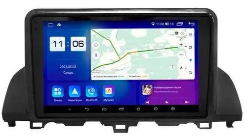 Магнитола для Honda Accord 10 2017-2021 - Parafar PF405RN2K на Android 13, Быстрая, QLED+2K, CarPlay, 4G SIM-слот