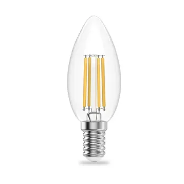 Лампа Свеча 12W 750lm 4100К Е14 LED 32122 Filament Elementary Gauss