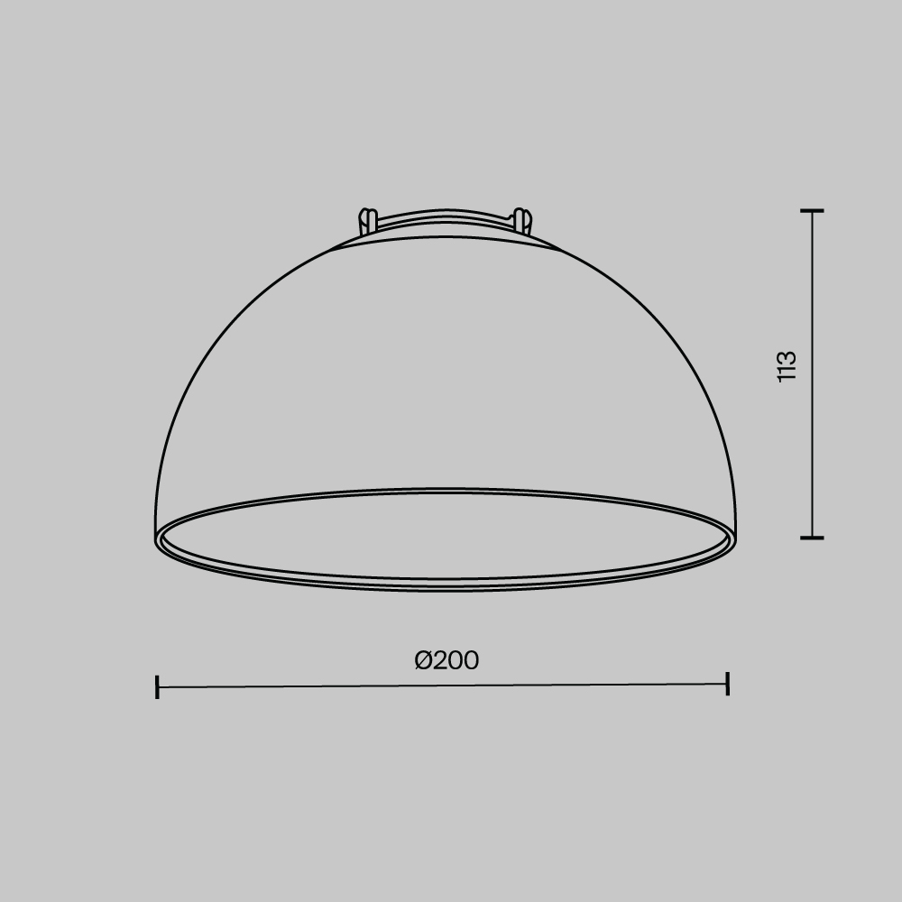 Трековый подвесной светильник Technical TR126B-20W3K-W