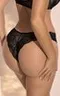 1127/3-B SAND BLACK Трусы бразильяно