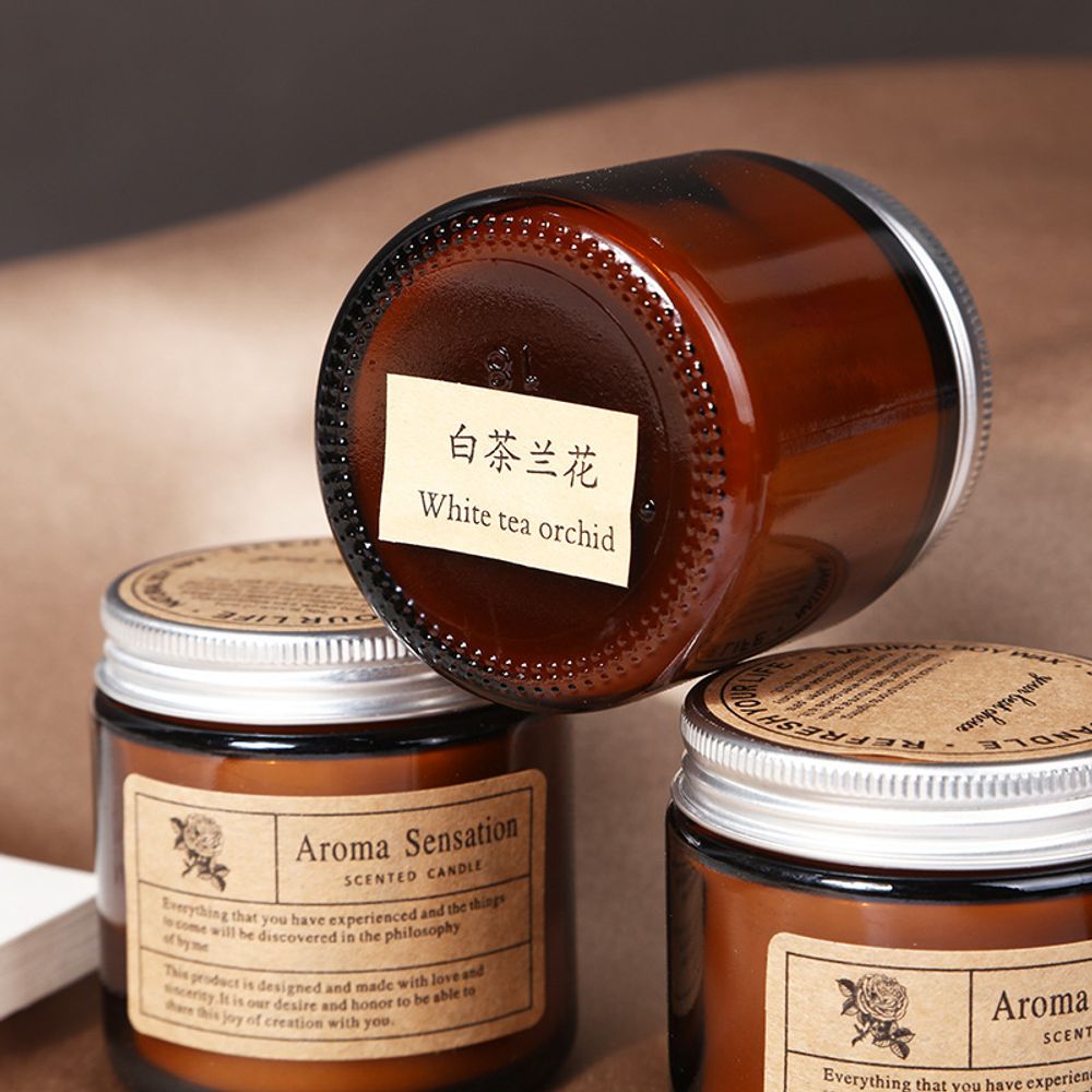 Ароматическая свеча "Aroma Sensation", лаванда 450 гр