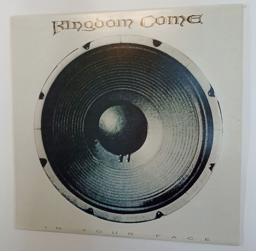 Винтажная виниловая пластинка LP Kingdom Come In Your Face (Югославия 1989)