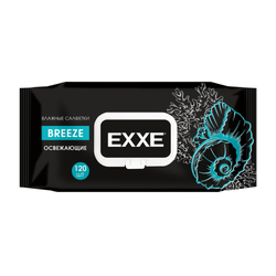 Влажные салфетки Exxe освежающие 120 шт