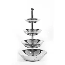 Этажерка 4 яруса h 50 см d 21/25/31/38 см нерж. P.L. Proff Cuisine