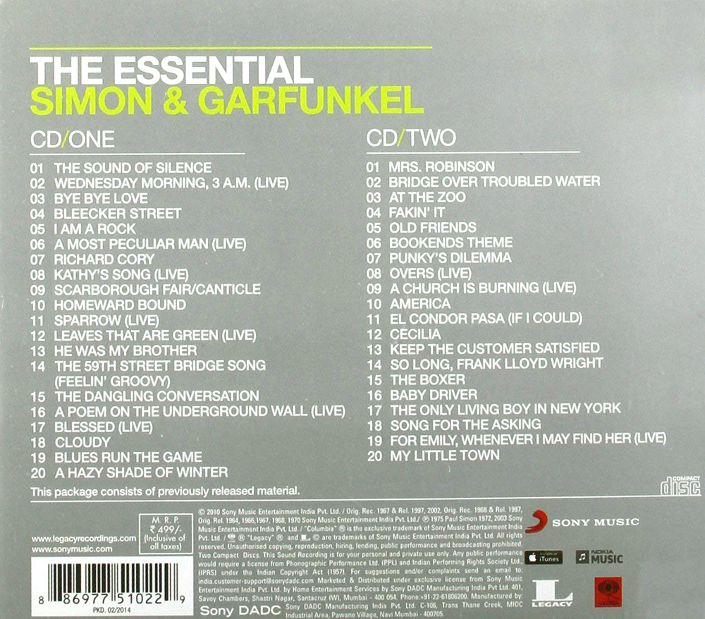 Simon & Garfunkel / The Essential (2CD)