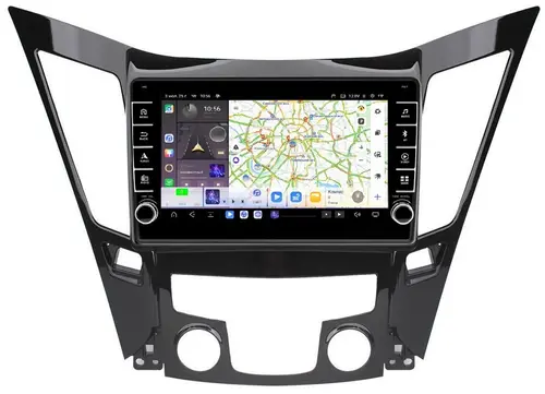 Магнитола для Hyundai Sonata 2010-2013 (YF) - Kuberg OL-9716 (кнопки и крутилки) Android 13, Быстрая, CarPlay, 4G SIM-слот