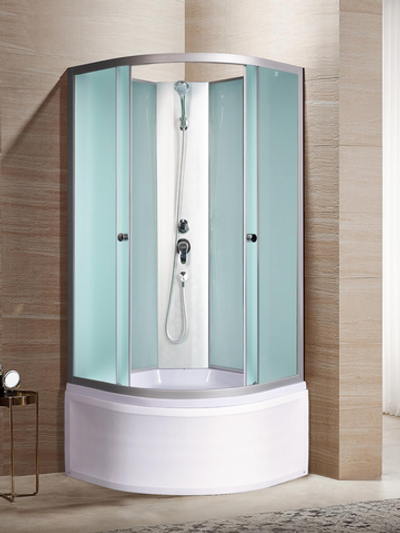 Душевая кабина RIVER NARA LIGHT Б/К 90/44 МТ 90x90x210 10000003576 Универсальная Четверть круга