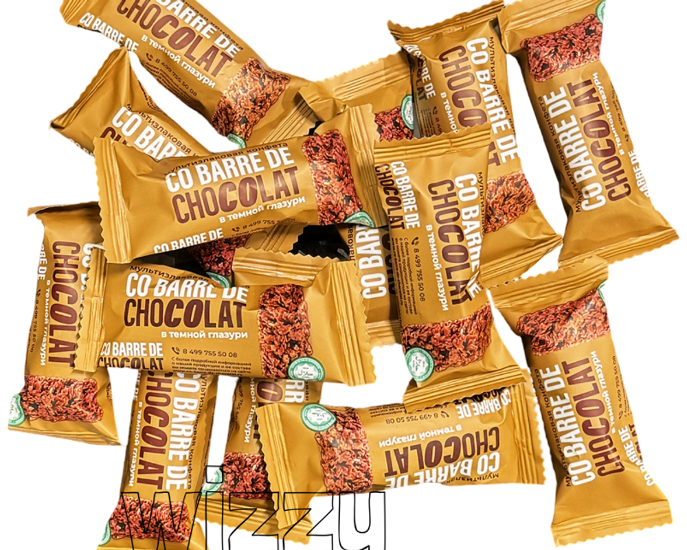 Конфеты Cobarrede el Chocolate мультизлаковые с темной глазурью. кг
