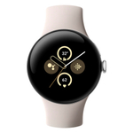 Умные часы Google Pixel Watch 2, Wi-Fi, «Полированный серебристый» корпус, ремешок Фарфорового цвета (версия Global)