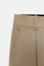 Брюки с широкими брючинами в стиле минимализм от ZW COLLECTION - ZARA