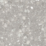 Терраццо мат сер КГ 01 / Terrazzo matt grey PG 01  600х600 (1-й сорт)