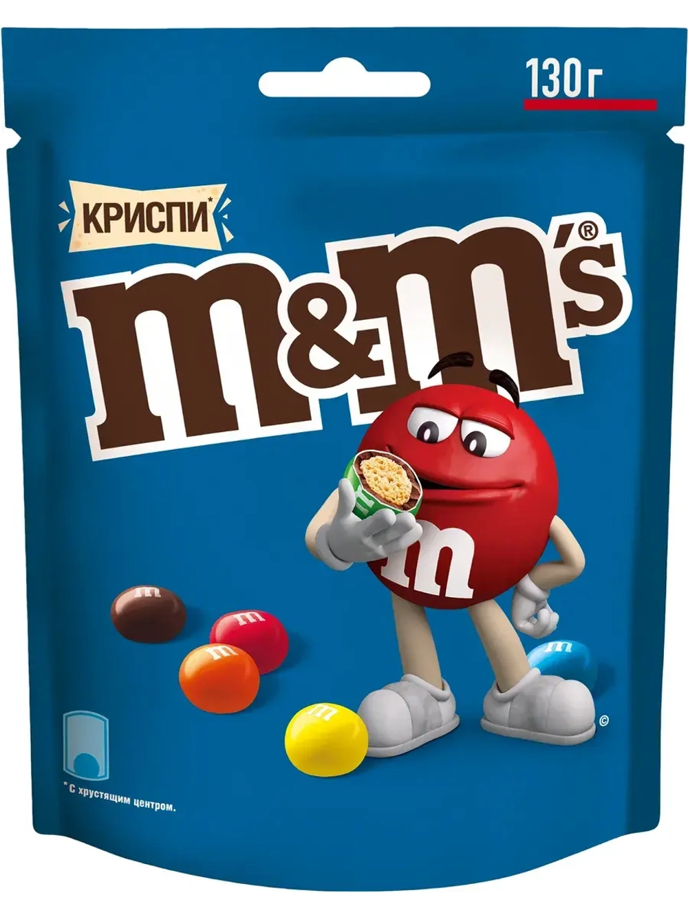 Драже M&M's Криспи с хрустящим центром 130 г * 3 шт
