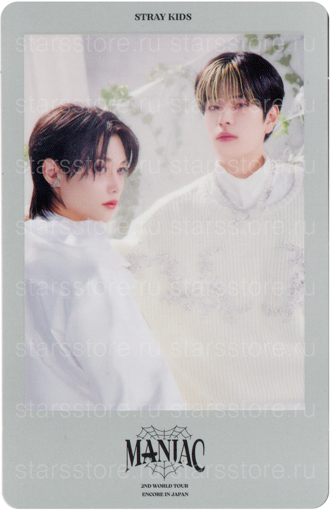 Фотокарта Felix & Seungmin Stray Kids "MANIAC ENCORE" (B ver) Фотокарта Felix & Seungmin Stray Kids "MANIAC ENCORE" (B ver)