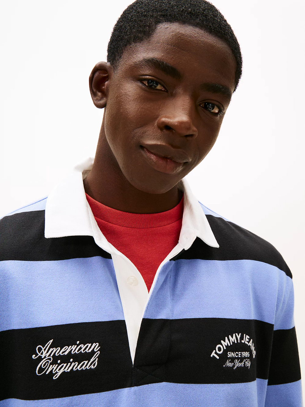 Поло мужское TOMMY JEANS TJM RLX STRIPE GRAPH