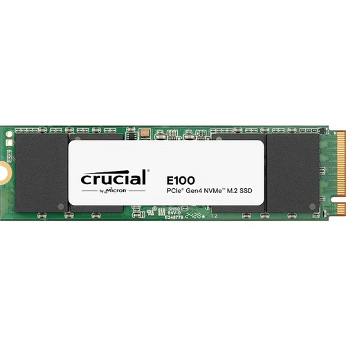 Жесткий диск SSD M.2 2Tb Crucial E100, 5000/4500MBs, 350000 IOPS, 3D TLC NAND, 2280, PCI-E 4.0x4 (CT2000E100SSD8)