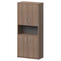 Шкаф с нишей А-312 Темный шимо 770x370x2000 Арго
