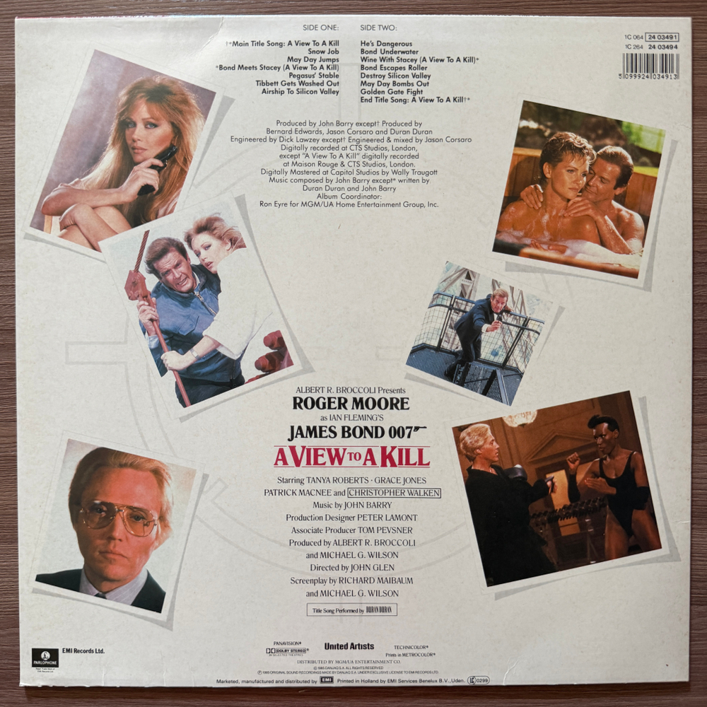A View To A Kill - Original Motion Picture Soundtrack (Европа 1985г.)