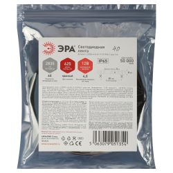 Светодиодная лента ЭРА LS2835-4,8-60-12-R-IP65-1 year-5m красный 1 год | Светодиодные ленты 12В 1 год