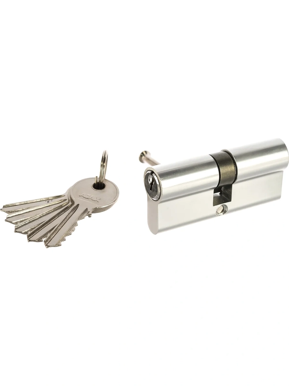 Цилиндровый механизм AJAX AX100/70 mm 30+10+30 CP хром 5 кл. 39829