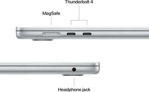 Ноутбук Apple MacBook Air 15 2026 MDVC4LL/A (M5 10-Core, GPU 10-Core, 24 ГБ, 1 ТБ), серебристый