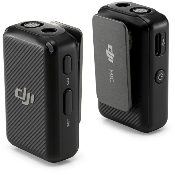 DJI Mic (2 TX + 1 RX + Charging Case) Black