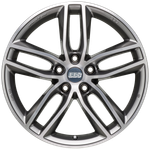 Диск колесный BBS SX 9x20 5x114.3 ET42 CB82.0 platinum silver/diamond cut