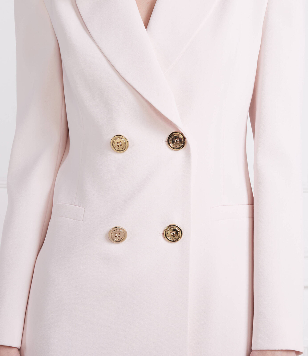 Платье RAFAELA ROBE MANTEAU CREPE STR Pinko - пудро-розовый(100050 A0GL)