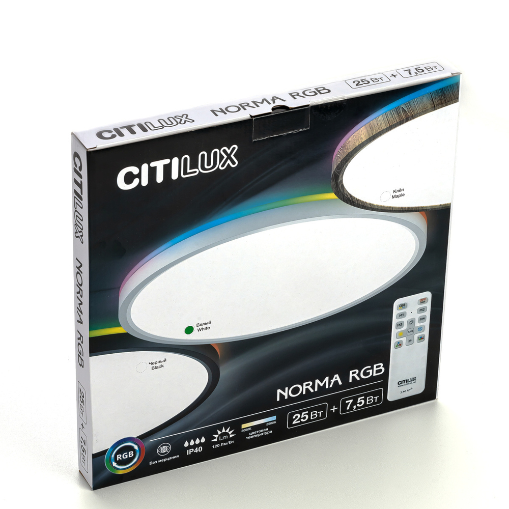 Потолочный светодиодный светильник Citilux NORMA CL749320