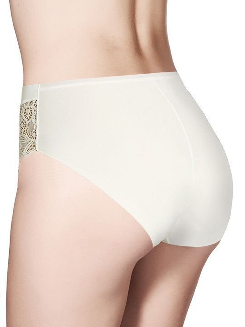 Трусики-слип со средней линией талии Bella Best Comfort (Размер: M) (Цвет: кремовый)