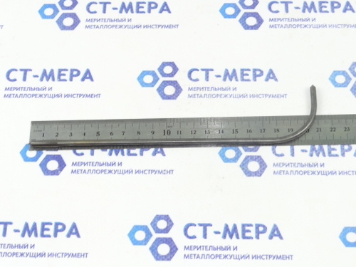 Метчик гаечный М6 (0135) с изогнутым хвостовиком L=210мм