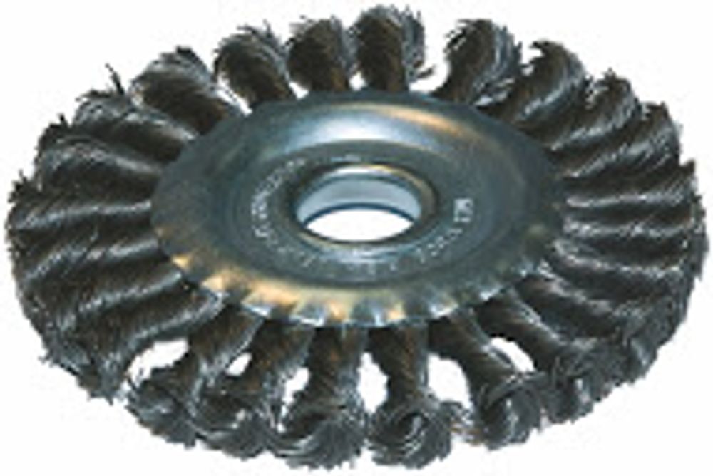 Крацовка (диск) плоская, витая стальная проволока, d=150/22,2мм   (888)   3492150