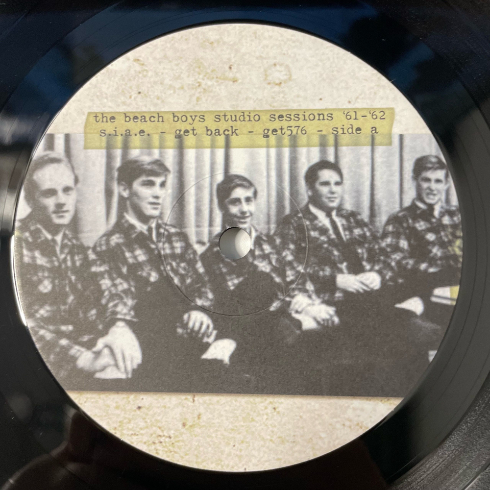 Винтажная виниловая пластинка LP The Beach Boys Studio Sessions 61 62 (Италия, 2000)