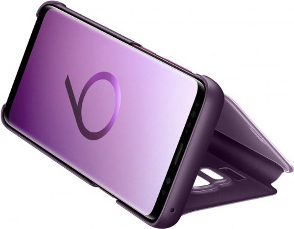Чехол-книжка Samsung Clear View Standing для Galaxy S9 (фиолетовый)