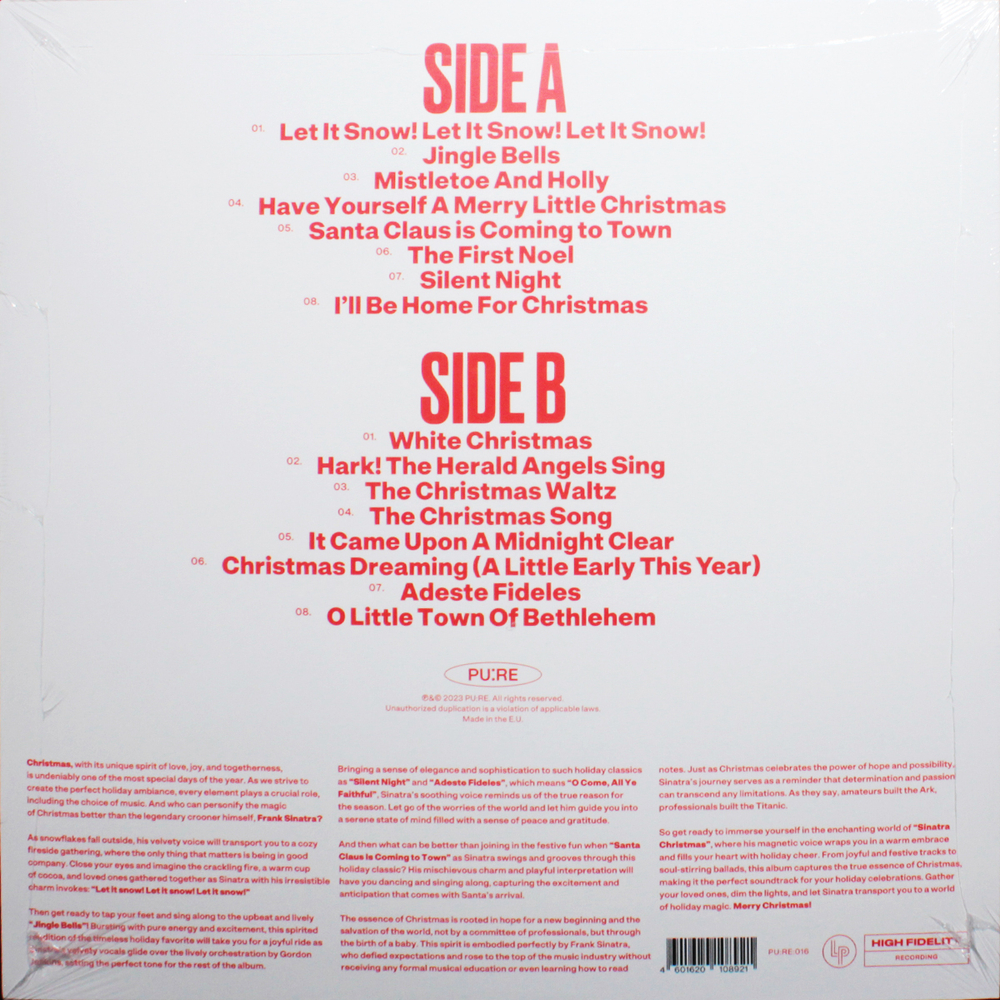 Frank Sinatra / Christmas Sinatra (Coloured Vinyl)(LP)