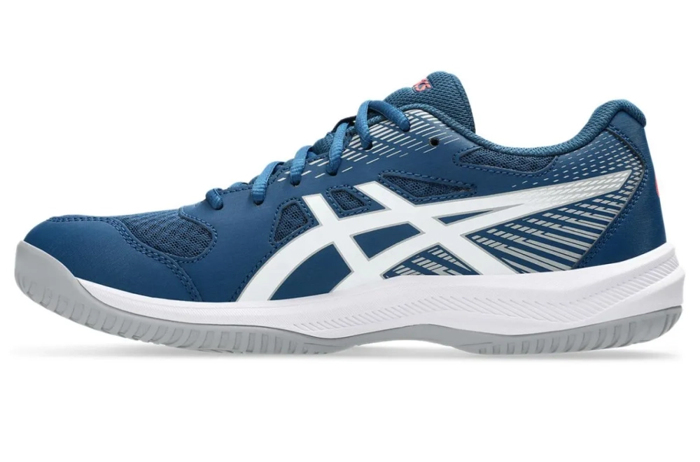 Мужские кроссовки для сквоша/бадминтона Asics Upcourt 6 - mako blue/white