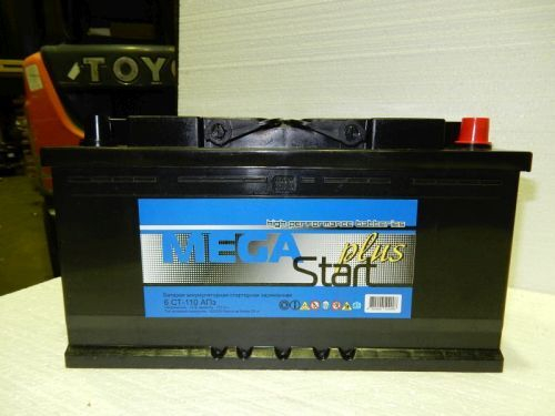 Купить Аккумулятор 110 R+ о.п. MegaStart Plus Калининград.