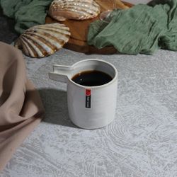 Соусник молочник 300 мл d 8 см h9 см круглый керамика Gray Frutti di Mare P.L. [6]