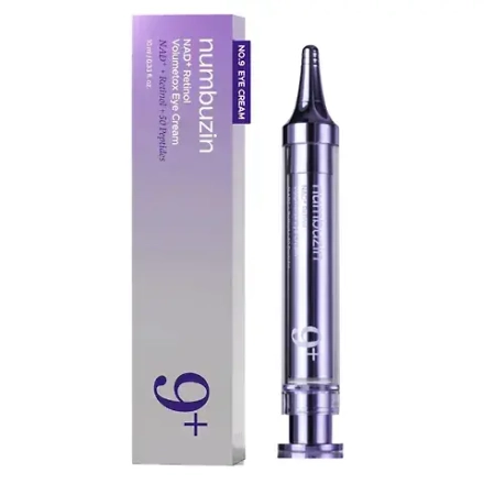 Крем для кожи вокруг глаз с пептидами numbuzin No.9 NAD+ Retinol Volumetox Eye Cream 10 мл