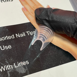 Верхние формы для наращивания PROFESSIONAL NAIL FORMS (арочный миндаль, для полигеля)
