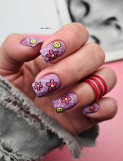 Swanky Stamping Пластина для стемпинга 140 цветы
