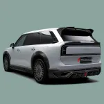 Карбоновый обвес для ZEEKR 9X 2025+ Зикр Губа Диффузор спойлер тюнинг