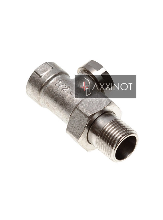 Вентиль запорный 1/2" прямой
