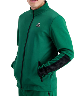 Мужская теннисная кофта Le Coq Sportif TECH Full Zip Sweat N°1 SS23 - vert foncé camuset