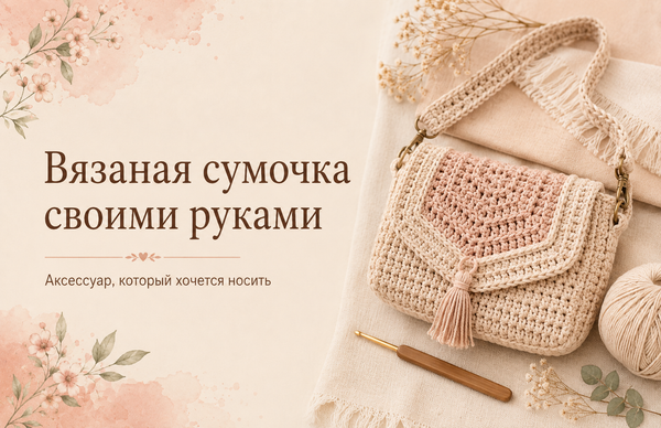 Вязаная сумочка своими руками: аксессуар, который хочется носить Вязаная сумочка своими руками: аксессуар, который хочется носить